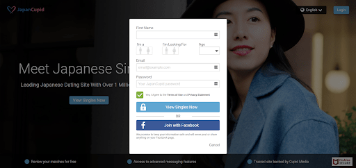 Japan Cupid Reviews